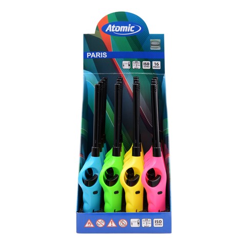 [4001401] Atomic Accendi gas 28cm Paris, Pacco da 16