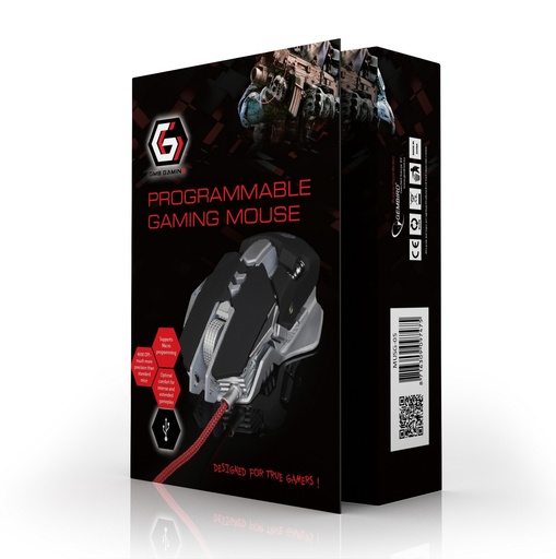 [MUSG-05] Gembird Mouse Gaming programmabile, USB 4000DPI