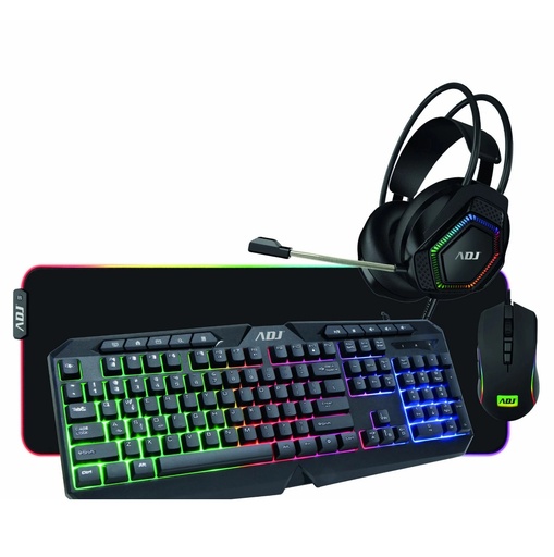 [530-00001] ADJ Tastiera/cuffia/mouse/pad Kit Hulk