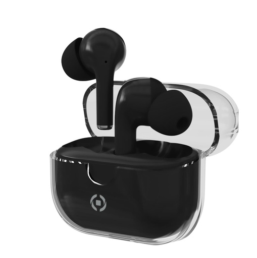 [CLEARBK] Celly Auricolare Wireless In-Ear con opzione Noise canceling, Nero