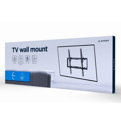 [WM-55T-03] Gembird supporto a parete per TV (inclinabile), 32"-55"