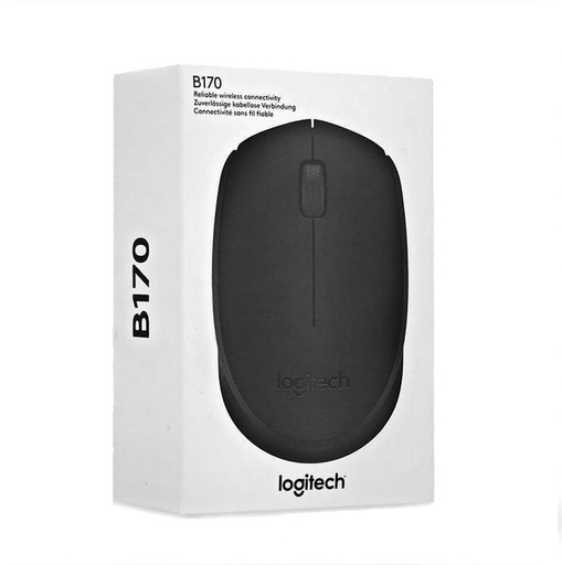 [910-004798] Logitech Mouse B170 Wireless, Nero